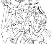 Coloriage Jack Sally et Zero du film Monsieur Jack
