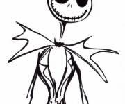 Coloriage Jack Skellington au crayon