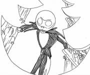 Coloriage Jack Skellington en couleurs