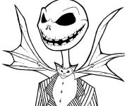Coloriage Jack Skellington rigolo
