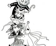 Coloriage Les personnages Shito, Kryto et Koryto et Zero