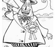 Coloriage Mayor de L&rsquo;&Eacute;trange No&euml;l De Monsieur Jack