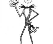 Coloriage Monsieur Jack en costume &eacute;l&eacute;gante