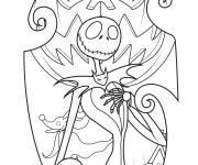 Coloriage Monsieur Jack, le roi de la citrouille