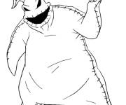 Coloriage Oogie de dessin anim&eacute; Monsieur Jack
