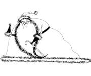Coloriage Santa Claus de Monsieur Jack &agrave; colorier