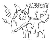 Coloriage Sparky de Monsieur Jack