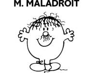 Coloriage M. Maladroit de Monsieur Madame