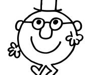 Coloriage M. Malin de Monsieur Madame