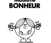 Coloriage Madame bonheur