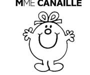 Coloriage Madame Canaille