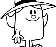 Coloriage Mme Calamite de Monsieur Madame