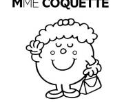 Coloriage Mme coquette de monsieur madame