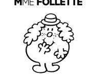 Coloriage Mme Follette de Monsieur Madame