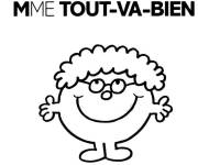 Coloriage Mme tout va bien de Monsieur Madame