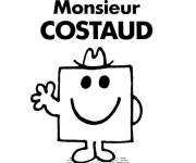 Coloriage Monsieur Costaud