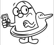 Coloriage Monsieur Nerveux de Monsieur Madame