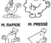 Coloriage Monsieur rigolo, r&ecirc;ve, rapide et press&eacute;