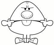 Coloriage Mr Mal Elev&eacute; de Monsieur Madame