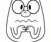 Coloriage Mr Nerveux de Monsieur Madame