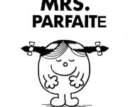 Coloriage Personnage Madame parfaite
