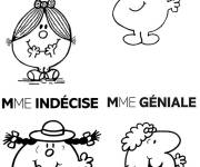 Coloriage Personnages Monsieur Madame