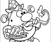 Coloriage et dessins gratuit Monsieur Patate 21 à imprimer