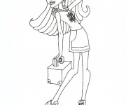 Coloriage Ghoulia dessin animé