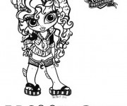 Coloriage Monster High bébé Lagoona Blue