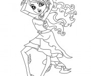Coloriage Monster High dessin fille
