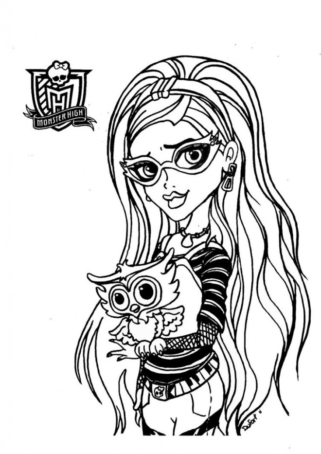 Coloriage Monster High gratuit à imprimer liste 20 à 40