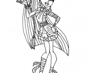 Coloriage Monster High Nefera de Nile