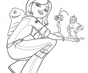 Coloriage Susan et les monstres