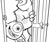 Coloriage Les monstres rigolos
