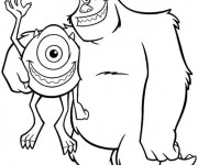 Coloriage et dessins gratuit Monstre et compagnie magique à imprimer