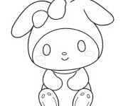 Coloriage B&eacute;b&eacute; Ma M&eacute;lodie facile