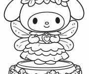 Coloriage F&eacute;e aimable My Melody