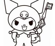 Coloriage et dessins gratuit La m&eacute;chante Kuromi à imprimer