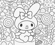 Coloriage Ma M&eacute;lodie au Pays des Bonbons