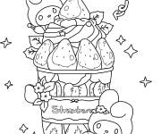 Coloriage Ma M&eacute;lodie avec de la glace pour les enfants