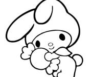 Coloriage et dessins gratuit Ma m&eacute;lodie avec un bonbon à imprimer