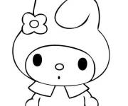 Coloriage et dessins gratuit Ma m&eacute;lodie avec une fleur à imprimer