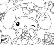 Coloriage Ma m&eacute;lodie c&eacute;l&egrave;bre