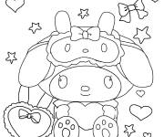 Coloriage Ma m&eacute;lodie pour les &eacute;coliers