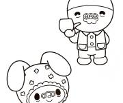 Coloriage Maman et Papa de My Melody