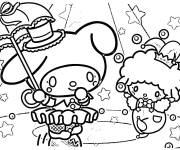 Coloriage My Meldoy au cirque