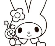 Coloriage My Melody comme fashionista
