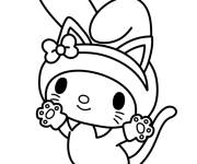 Coloriage My Melody de Sanrio