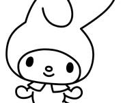 Coloriage et dessins gratuit My Melody en dansant à imprimer