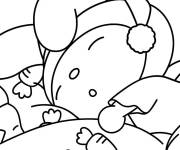 Coloriage My Melody endormie